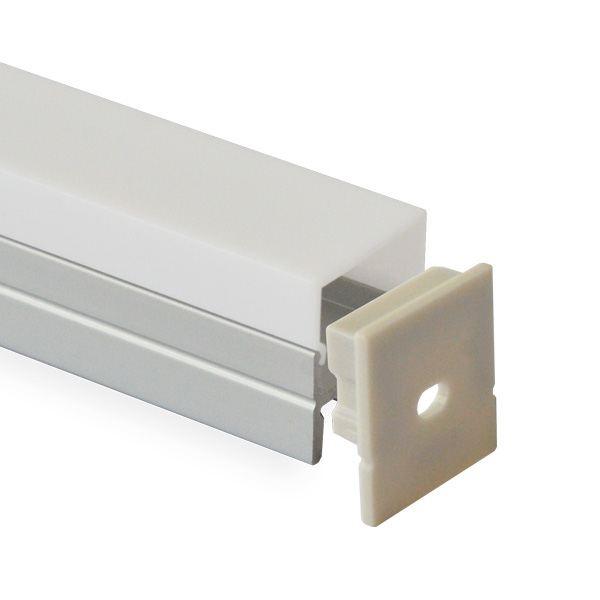 HL-BAPL035 Height 21mm Ceiling Recessed Extruded Aluminum Channel Profile Good heatsink For Width 16mm LED ribbon lights